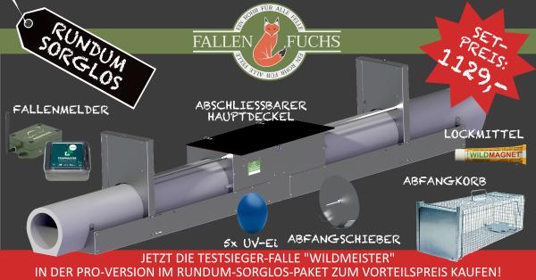 Fuchsfalle Wildmeister PRO Rundum-Sorglos-Paket